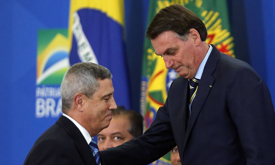 Presidente Jair Bolsonaro e o General Walter Braga Netto | Jorge William