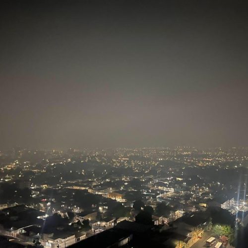 Muita fumaça em Manaus nesta quarta-feira