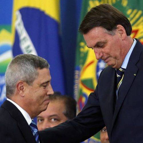 Presidente Jair Bolsonaro e o General Walter Braga Netto | Jorge William